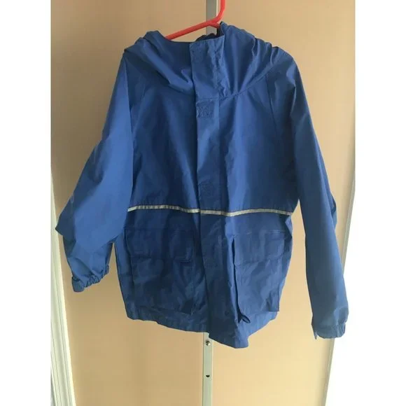 Pro Rainer Kids Raincoat Rain Jacket Blue Vent Fishing Boys Girls Kids Small 8 - Picture 4 of 11